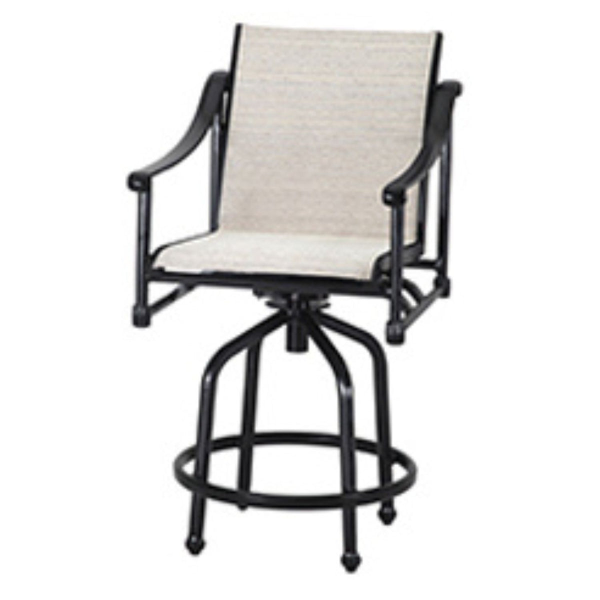 Morro Bay Sling Swivel Bar Stool