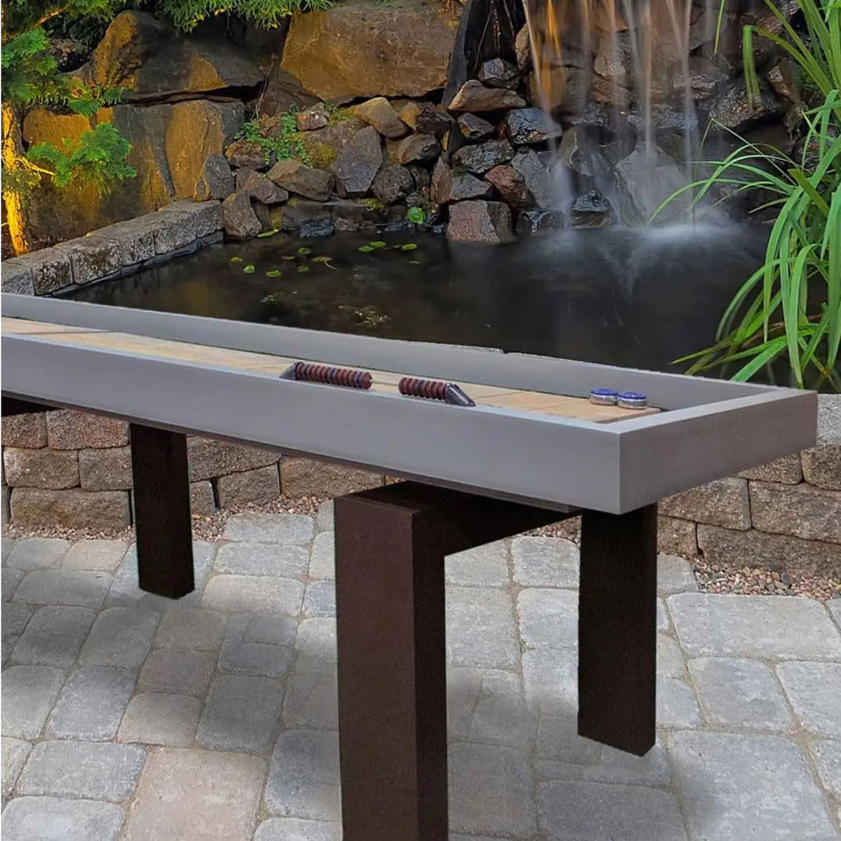 Outdoor Shuffleboard, Marine Grade aluminum, Riviera Outdoor Décor,  Corpus Christi, Texas