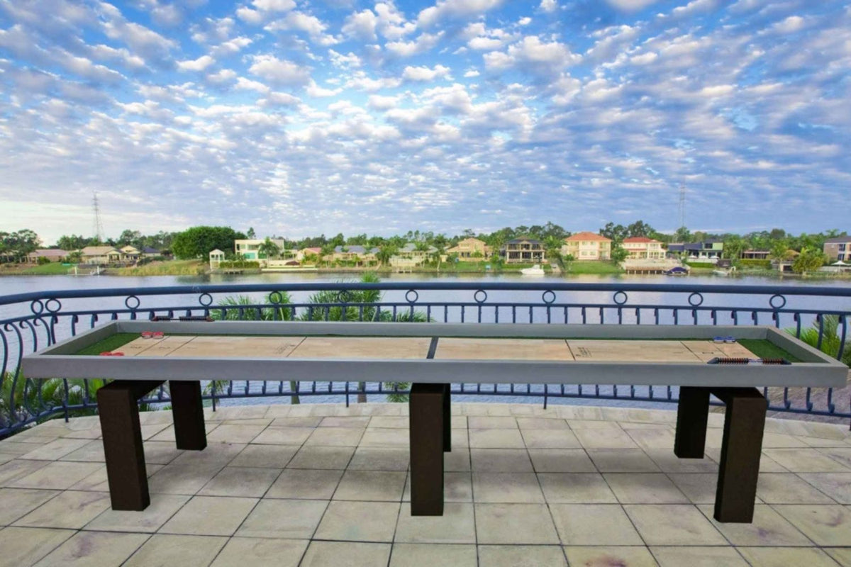 Outdoor Shuffleboard that lasts.  Marine Grade aluminum, Riviera Outdoor Décor,  Corpus Christi, Tx