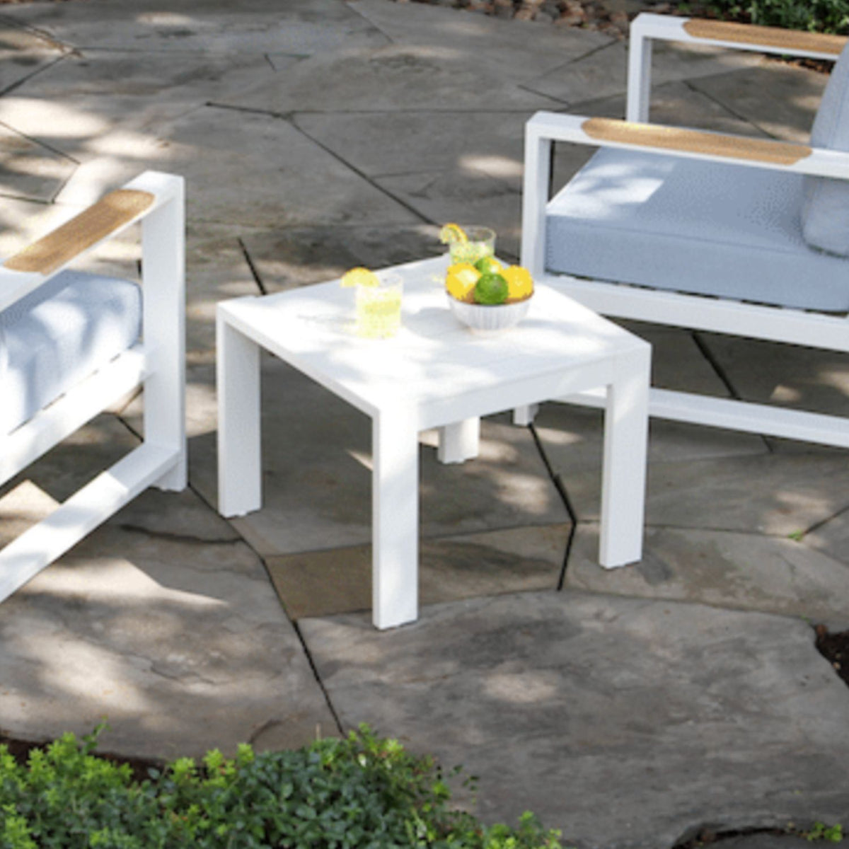 Coastal Aluminum Outdoor Furniture Set