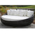 Outdoor Black Wicker Daybed, HDPE all-weather wicker, Riviera Outdoor Decor, COrpus Christi, Texas