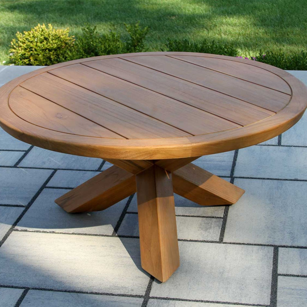 Bronson Teak and Reticulated Wicker Outdoor Patio Set
