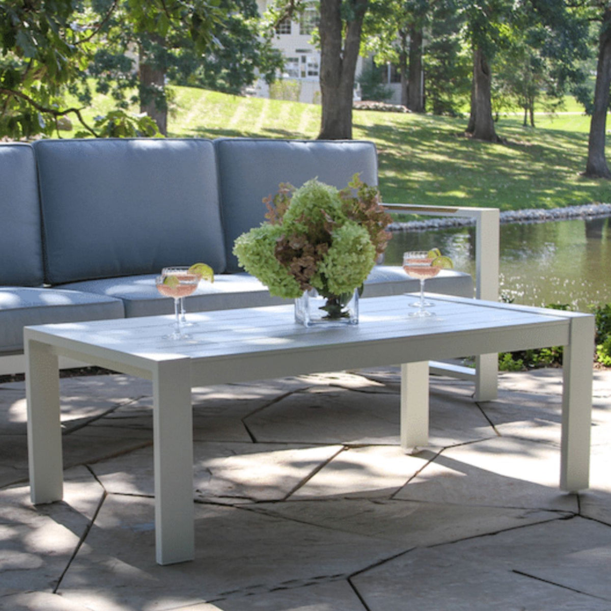 Coastal Aluminum Outdoor Furniture Set
