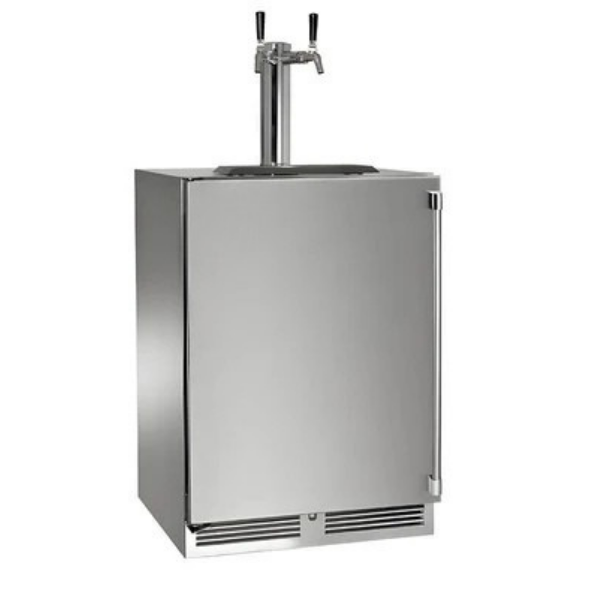Marine Grade Outdoor Kitchen Bar, Double Tap, Beverage Center 24". Designed to resist salt air