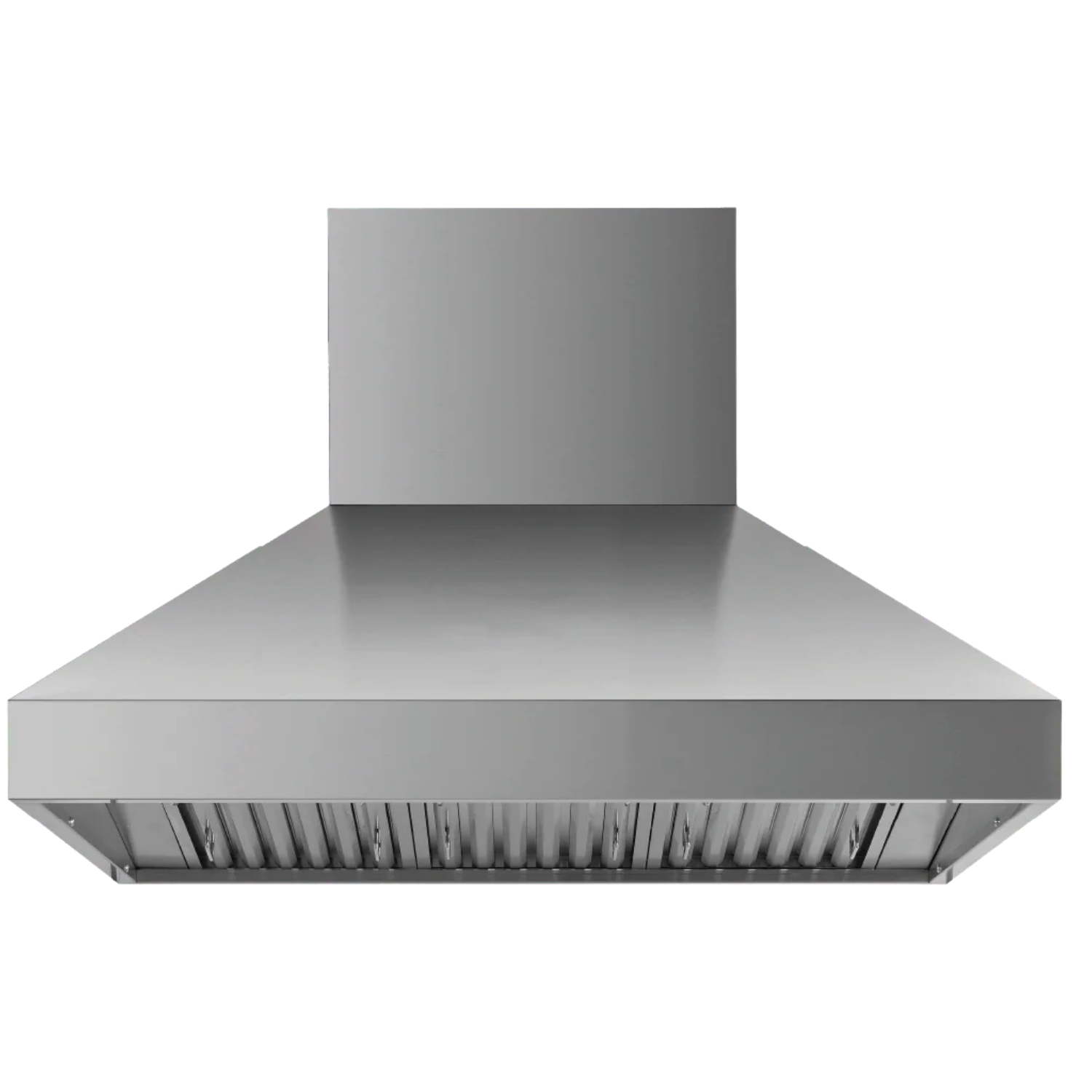 Outdoor Kitchen Hood, 48", Proline, 304 SS made in the USA for wall-mounted settings.