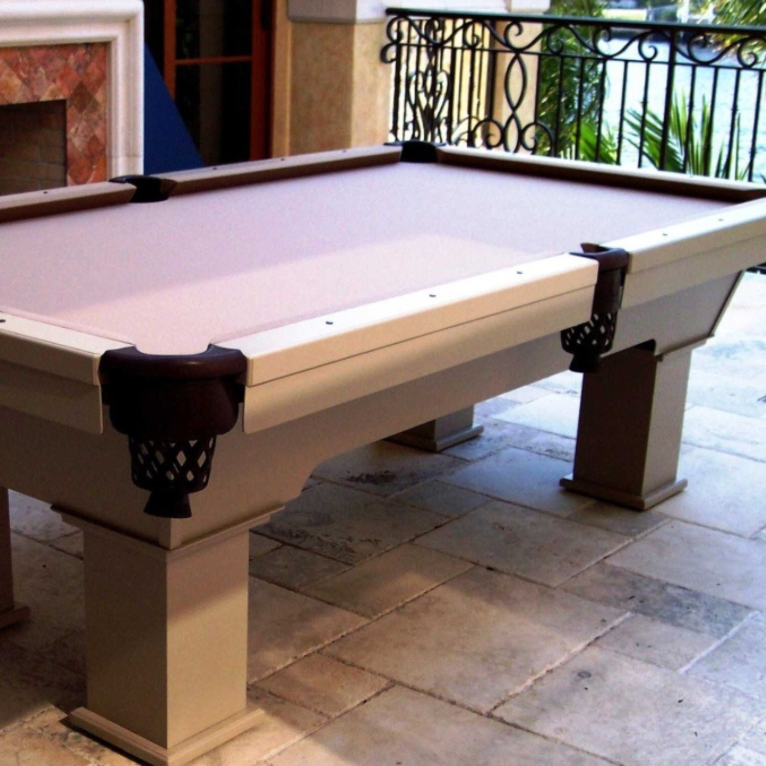 Outdoor Pool Table, Ping Pong Table Combination made of aluminum, traditional style,  custom options