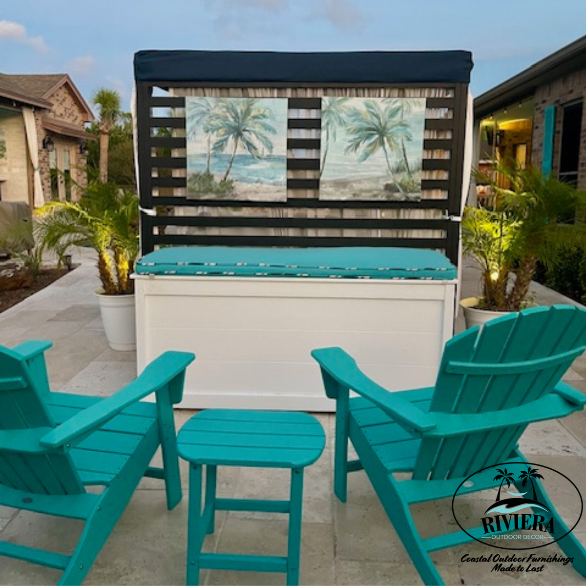 Outdoor Canvas Art, Riviera Outdoor Décor, Corpus Christi, Texas, Showroom, field tested, 