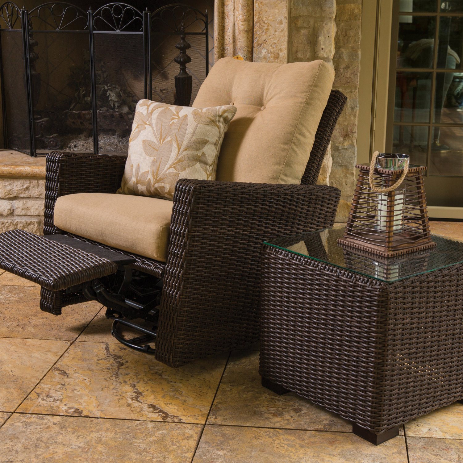 outdoor recliner, Lloyd Flanders, Mesa Collection, Riviera Outdoor Decor, Corpus Christi, Texas