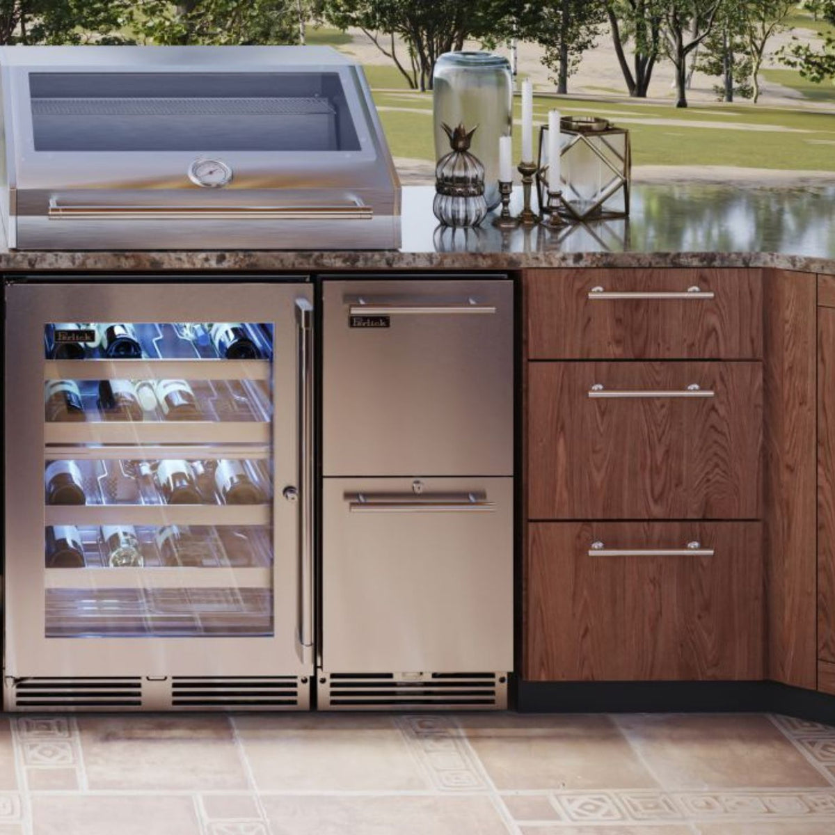 Marine and Coastal Series 24&quot; Refrigerator withstand the harshest of all coastal climates-food safe 