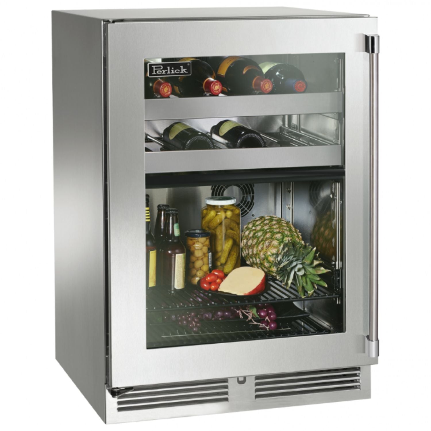Perlick - Marine & Coastal Series 24" Dual Zone Refrigerator/Wine