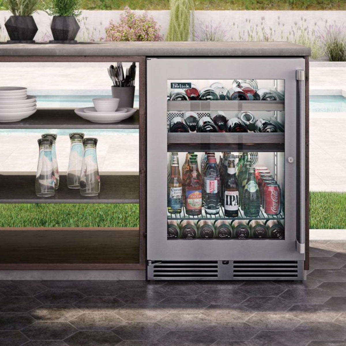 Marine &amp; Coastal Series 24&quot; Dual Zone Refrigerator/Wine Cooler