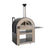 Outdoor Wood-Fired Pizza Oven- hardwoods &  pellets for a  smoky flavor- 4 pizzas at a time.  

