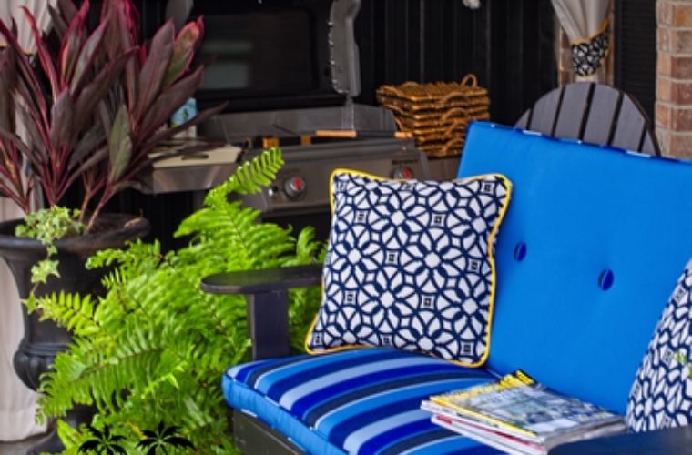 Polywood Outdoor furniture, affordable and long lasting coastal favorite, outdoor cushions, pillows and curtains, Riviera Outdoor Decor, Corpus Christi, Texas