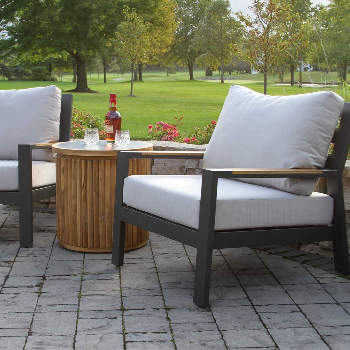 Portofino Aluminum Outdoor Armchair Set