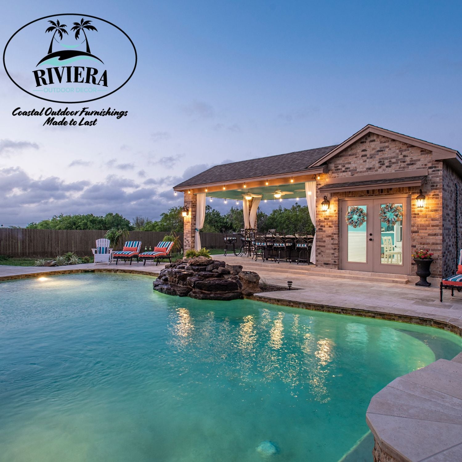 Resort Outdoor Spaces, Best, Award Winning, Outdoor Room and Kitchen Designers, Riviera Outdoor Décor.