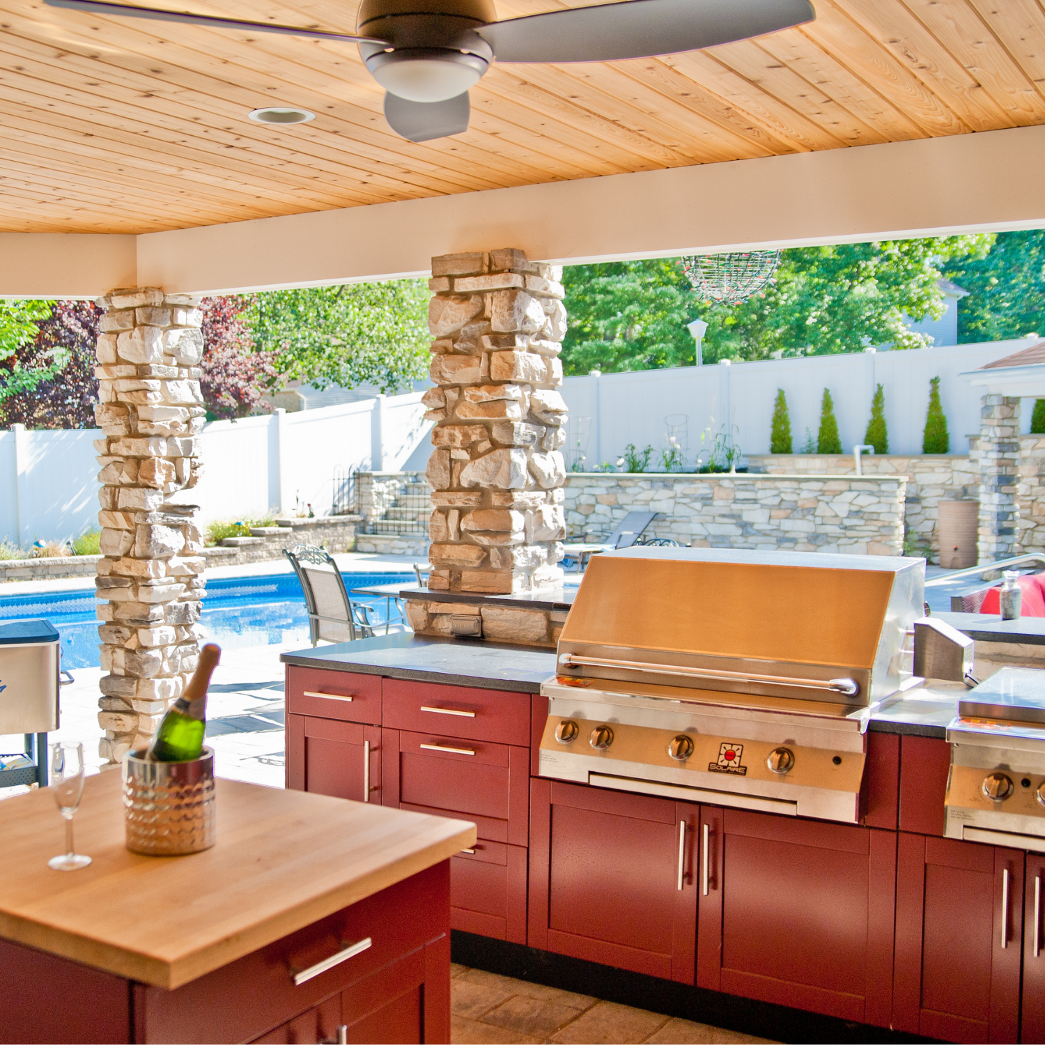 Outdoor Kitchen, Stainless Steel, Marine Grade, Riviera Outdoor Décor, Galveston, Texas