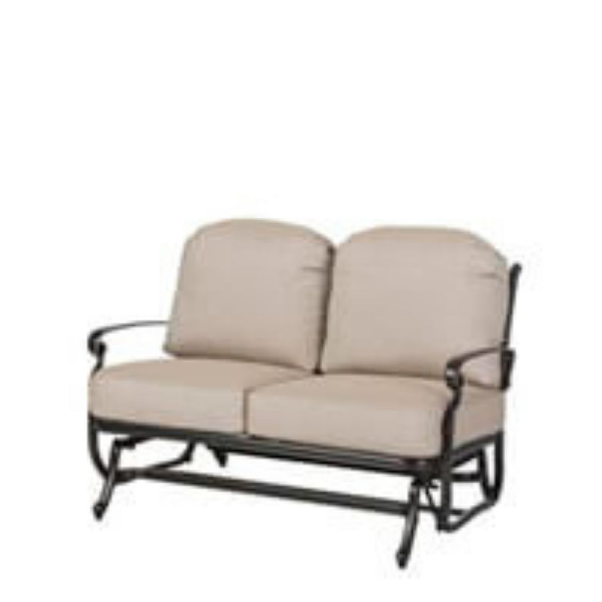 Gensun Bella Vista Loveseat Glider, Solid cast aluminum outdoor furniture 15 year  warranty