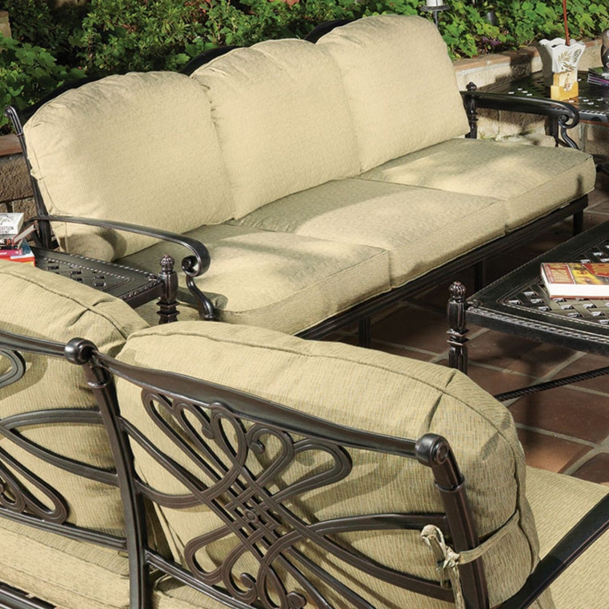 Gensun Bella Vista Outdoor/Patio sofa, 3 seat, Riviera Outdoor Decor, Corpus Christi, Texas