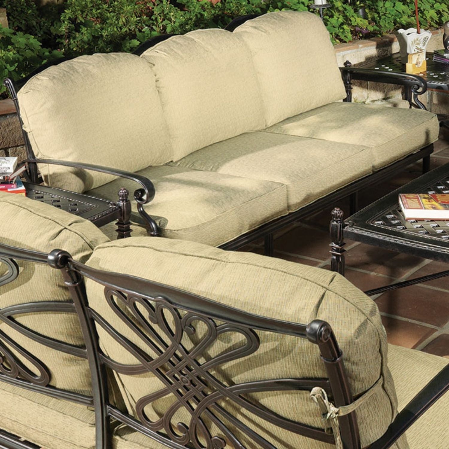 Gensun Bella Vista Outdoor/Patio sofa, 3 seat, Riviera Outdoor Decor, Corpus Christi, Texas
