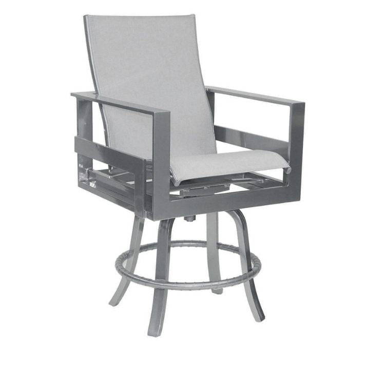 Eclipse High Back Sling Swivel Counter Stool