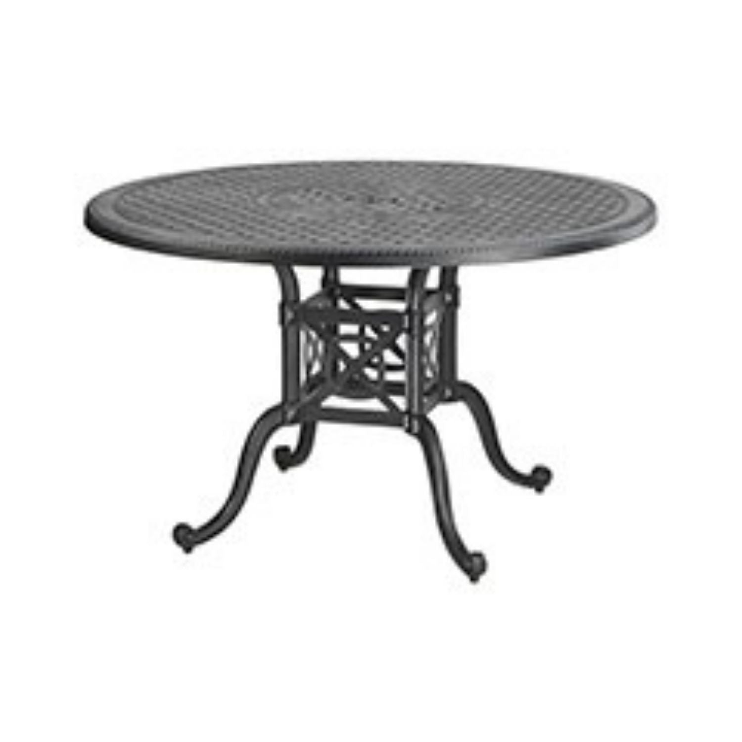 Round Outdoor Dining Table 54", Gensun,  Aluminum, Rust Proof, Riviera Outdoor Decor, Corpus Christi