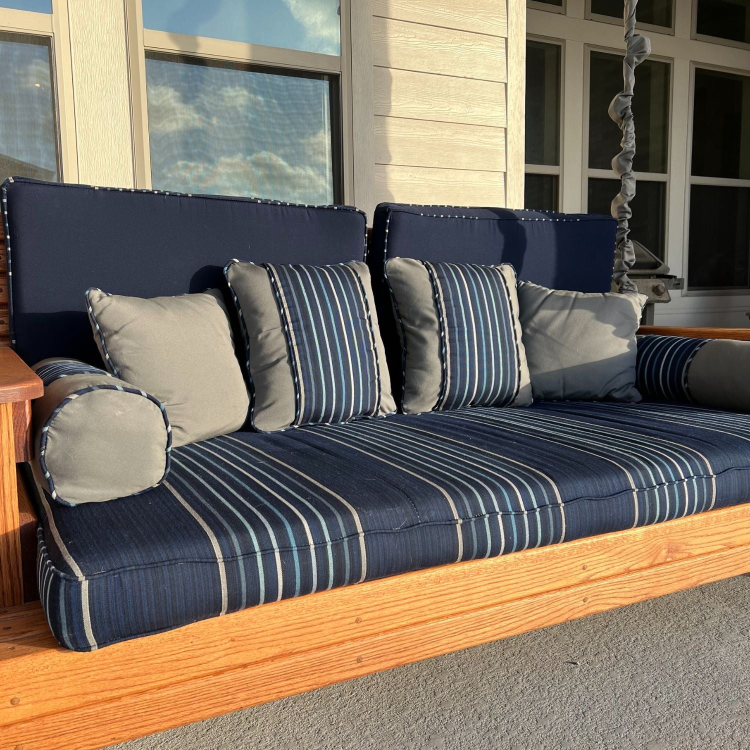 Marine Grade Custom Outdoor Pillow, Sunbrella fabric., last w/ marine grade fabrication, materials 