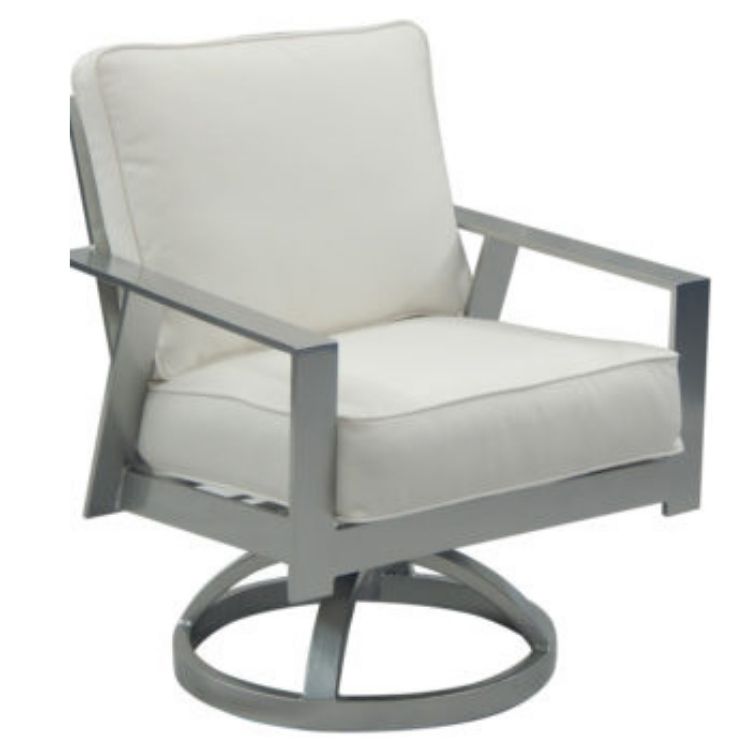 Trento Cushioned Swivel Dining Chair