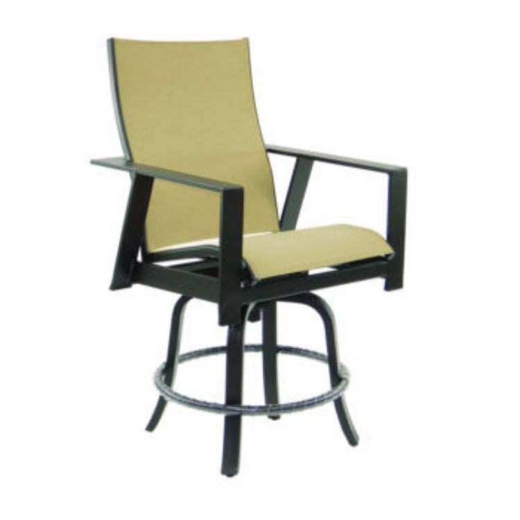 Trento High Back Sling Counter Stool
